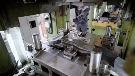 Press Production Machine Parts Produced Using Stock Footage Video (100% ...