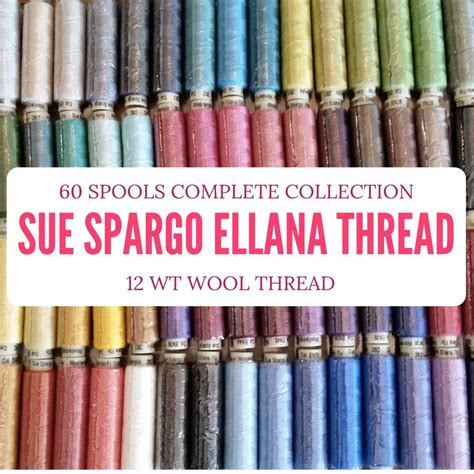 Wonderfil Ellana Thread Complete Set - 60 Spools of Thread | Wool ...