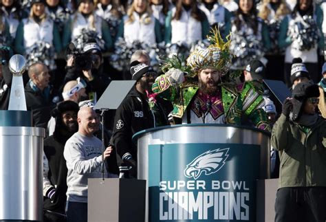 Jason Kelce steals the show at Eagles celebration | The Latest from ...