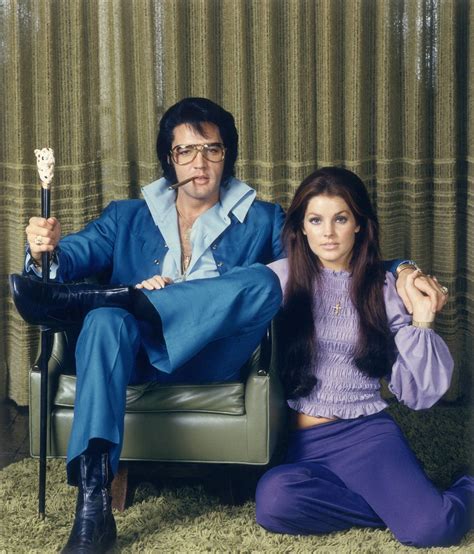 Elvis & Priscilla Presley, 1968. : r/1960s