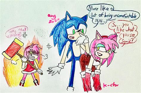 Sonic and the Seductive Amy Rouge by KageChu2005 on DeviantArt