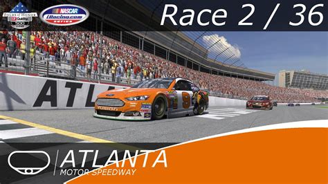 iRacing - 2015 NASCAR iRacing Series - Race 2 - Atlanta - YouTube