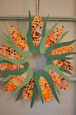 Corn Wreath | Fun Family Crafts