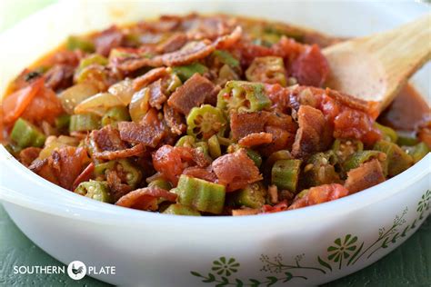 Tomatoes, Okra, and Bacon Skillet | Southern Plate