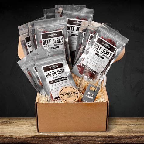 Beef Jerky Gift Baskets + Delivered 🥩 // Manly Man Co.®