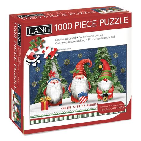 Gnome Christmas 1000 Piece Puzzle - Calendars.com