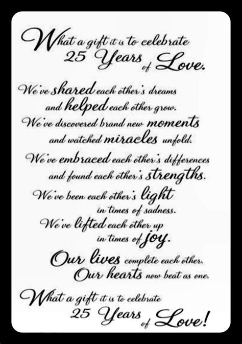 25th wedding anniversary quotes, 25th anniversary quotes, Wedding ...