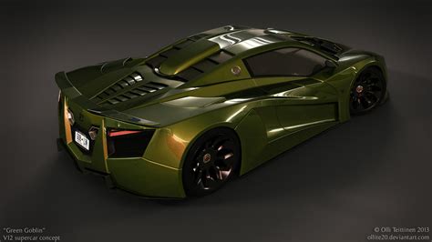 V12 supercar concept - Green Goblin - 1 by ollite20 on DeviantArt