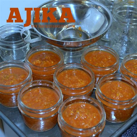 Homemade Ajika Salsa recipe is a traditional dipping sauce, made with tomatoes, carrots, apples ...