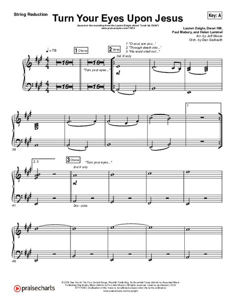 Turn Your Eyes Upon Jesus Sheet Music PDF (Lauren Daigle) - PraiseCharts