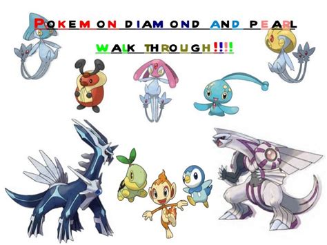 Pokemon diamond and pearl walkthrough!