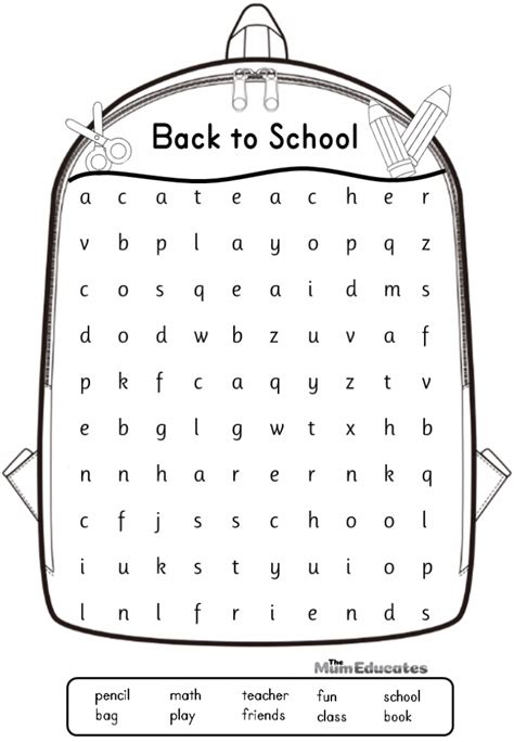 Free Back To School Printables For Teachers