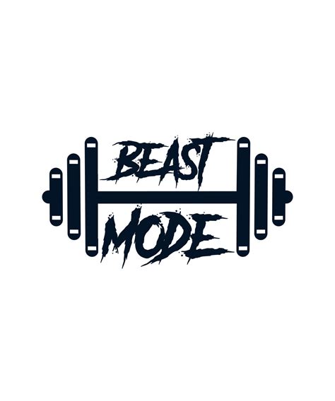 Beast mode logo t-shirt design 23089913 Vector Art at Vecteezy