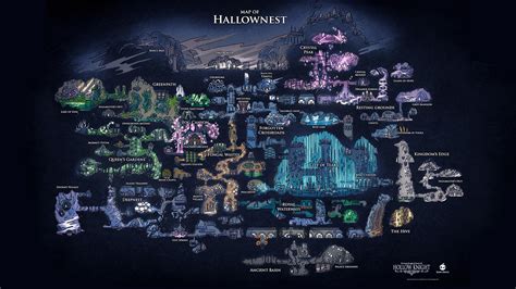 Map of Hallownest Wallpaper! : r/HollowKnight