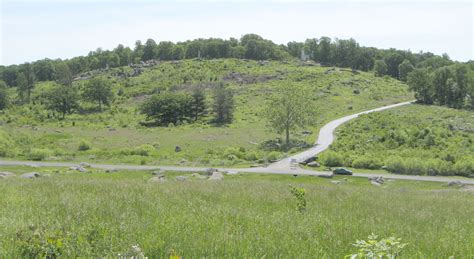 Little Round Top on the Gettysburg battlefield