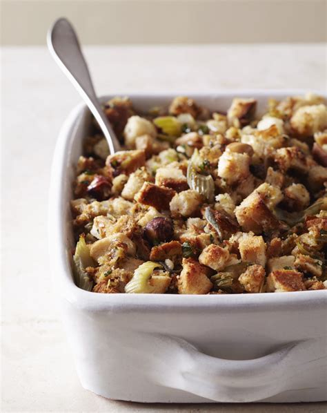 Turkey Stuffing Recipe - Traditional Bread Stuffing with Herbs Recipe