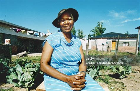 Evelyn Mandela, Nelson Mandela's first wife, at her home in... News ...