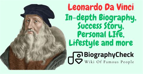 Leonardo Da Vinci Biography: Height, Weight, Net Worth & Personal Details