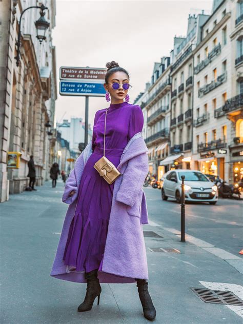 YOUR GUIDE TO WEARING COLOR FOR SPRING - NotJessFashion | Purple outfits, Purple fashion ...