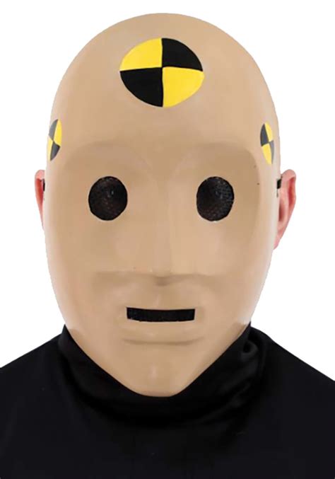 Crash Test Dummy Adult Mask | Adult Halloween Masks