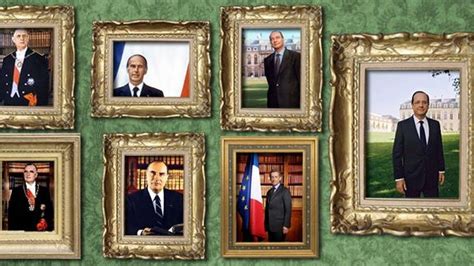 Tous les portraits officiels des présidents depuis le Général de Gaulle