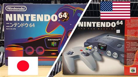 Nintendo 64 Console Unboxing - North America vs Japan - YouTube