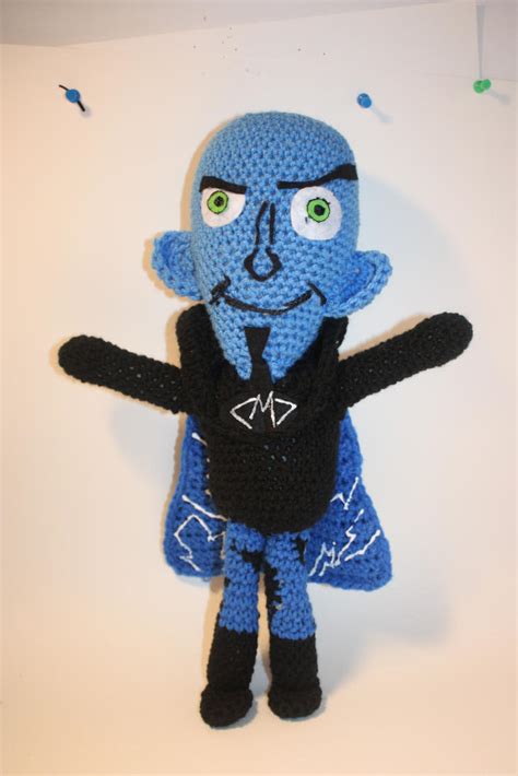 Custom Requested Megamind Crochet Plush by DunnWithLove on DeviantArt