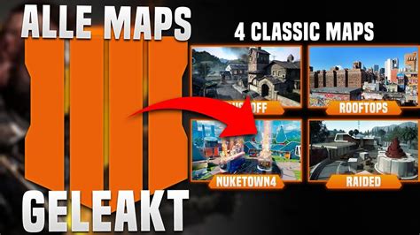 ALLE MAPS aus BLACK OPS 4 geleakt! - Mehrere Remakes! - BO4 Multiplayer ...