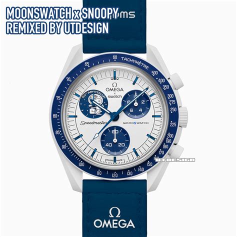 OMEGA x SWATCH / MOONSWATCHのSNOOPYバージョンの妄想CGの作成 | UTDESIGN