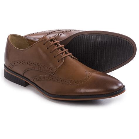 Clarks Bostonian Gellar Wingtip Shoes (For Men) - Save 44%