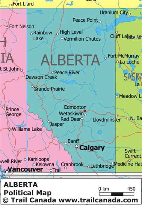 Map of Canada Regional City in the Wolrd: Alberta Map Regional ...