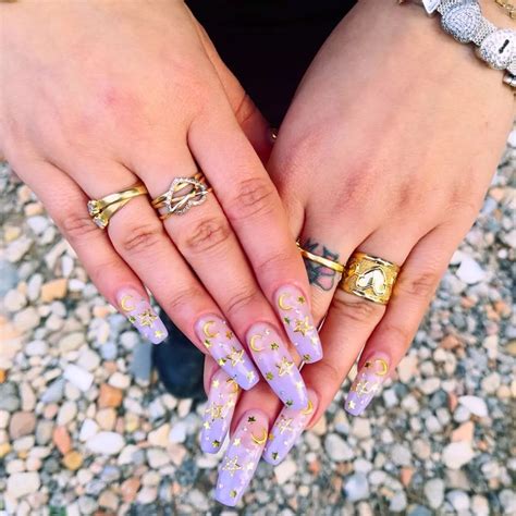 30+ Purple and Gold Nails that Make a Statement - Nail Designs Daily