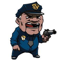 fitting a more chibi style cop. mall cops aren't usually in best physical condition..? Funny ...