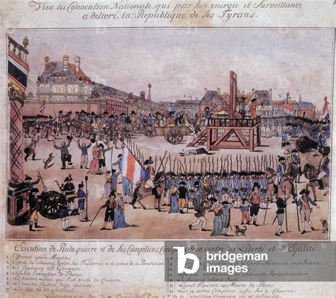 Image of Execution of Robespierre and his conspirators against freedom ...