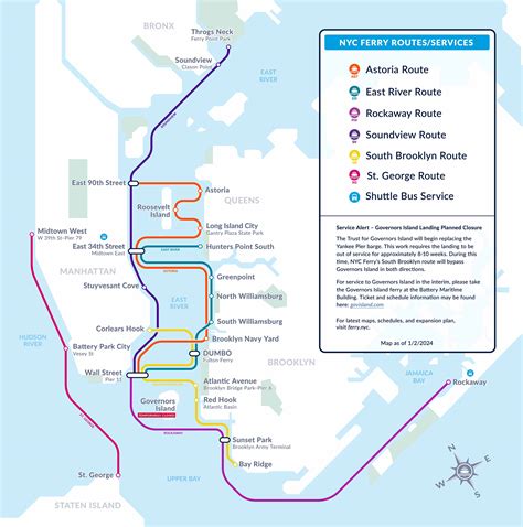 Governors Island Ferry Route & Schedule | NYC Ferry Service