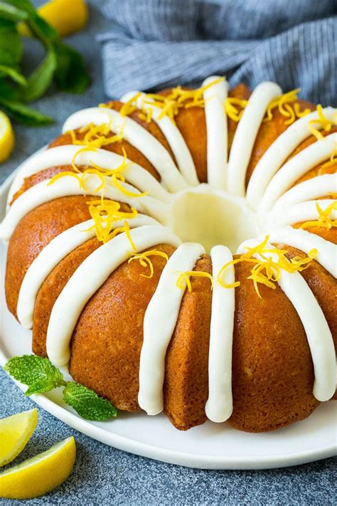 Lemon Bundt Cake - Dinner at the Zoo