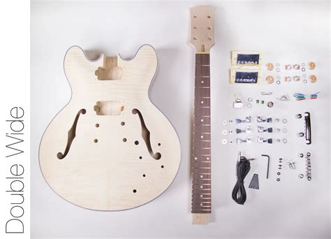 DIY Electric Guitar Kit – 335 Style Build Your Own Guitar Kit | Electric guitar kits, Guitar ...