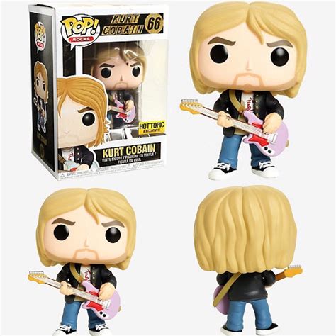 Funko Pop! Rocks Nirvana Kurt Cobain #66 Black Sweater (Hot Topic Exclusive) – Plush Island