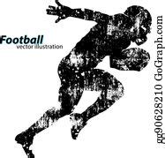 900+ American Football Player Silhouette Clip Art | Royalty Free - GoGraph