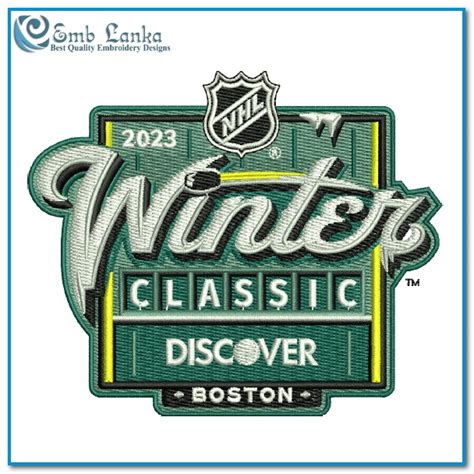 NHL Winter Classic Logo 2023 Embroidery Design - Emblanka