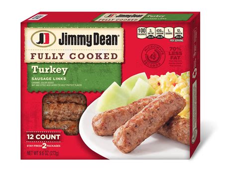 jimmy dean turkey sausage patties nutrition