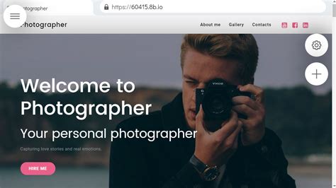 Crafting a Photo Website For Free - Photography Portfolio Template - 2020