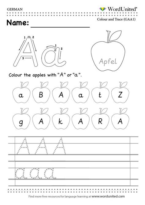 Read and write the German alphabet - WordUnited. #free#worksheet#MFL# ...