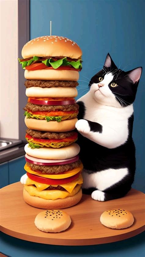 burger cat 😆 | Marie cat, Cat icon, Cat movie