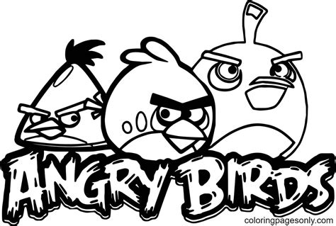 Printable Coloring Pages For Kids Angry Birds