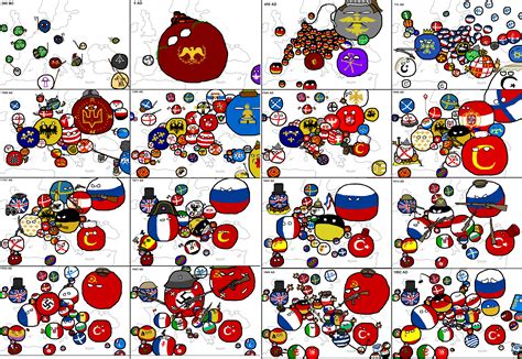 Polandball History of Europe [3936 x 2712] : r/MapPorn