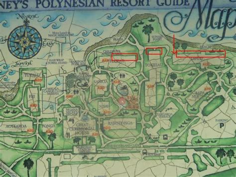 Disney Polynesian Resort Map