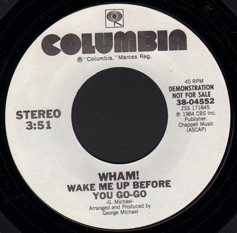 Wham! - Wake Me Up Before You Go-Go (1984, Vinyl) | Discogs