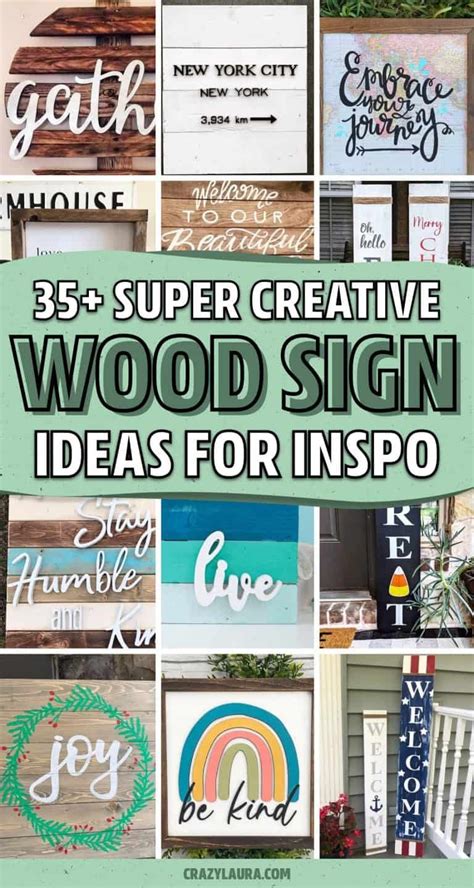 35 wood sign ideas examples for inspiration – Artofit