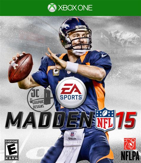 peyton manning madden 15 cover (x1) - James Catarcio Graphic Designs